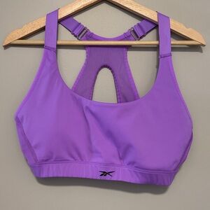 Reebok Women's Vibrant Purple Sports Bra